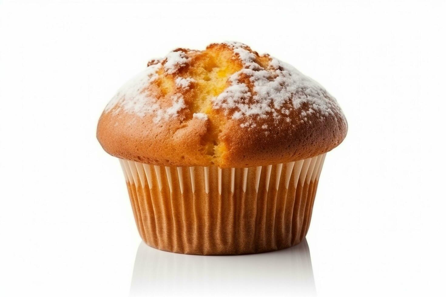 Muffin isolated on a white background photo