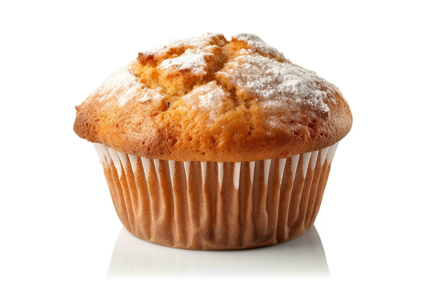 Muffin isolated on a white background photo