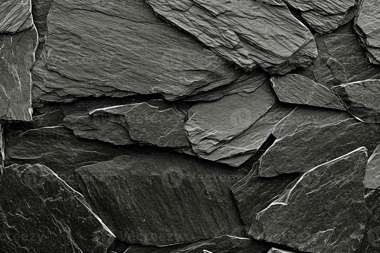 Abstract black stone texture background photo
