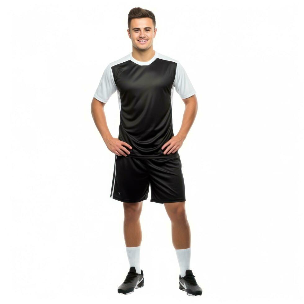 Man in sportwear isolated photo