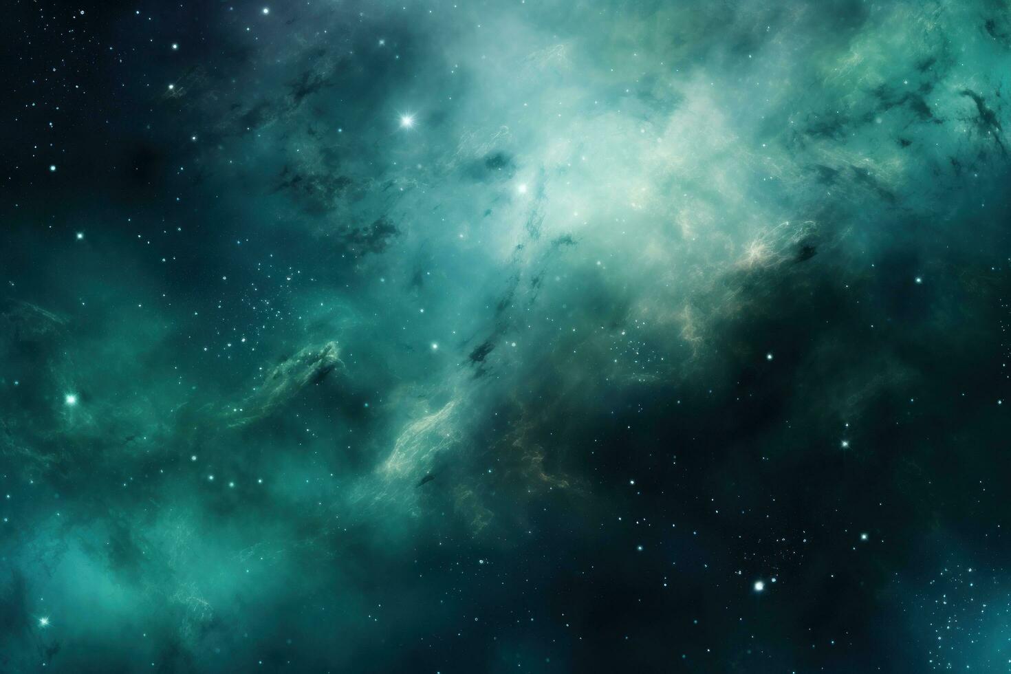 Green abstracr space background photo