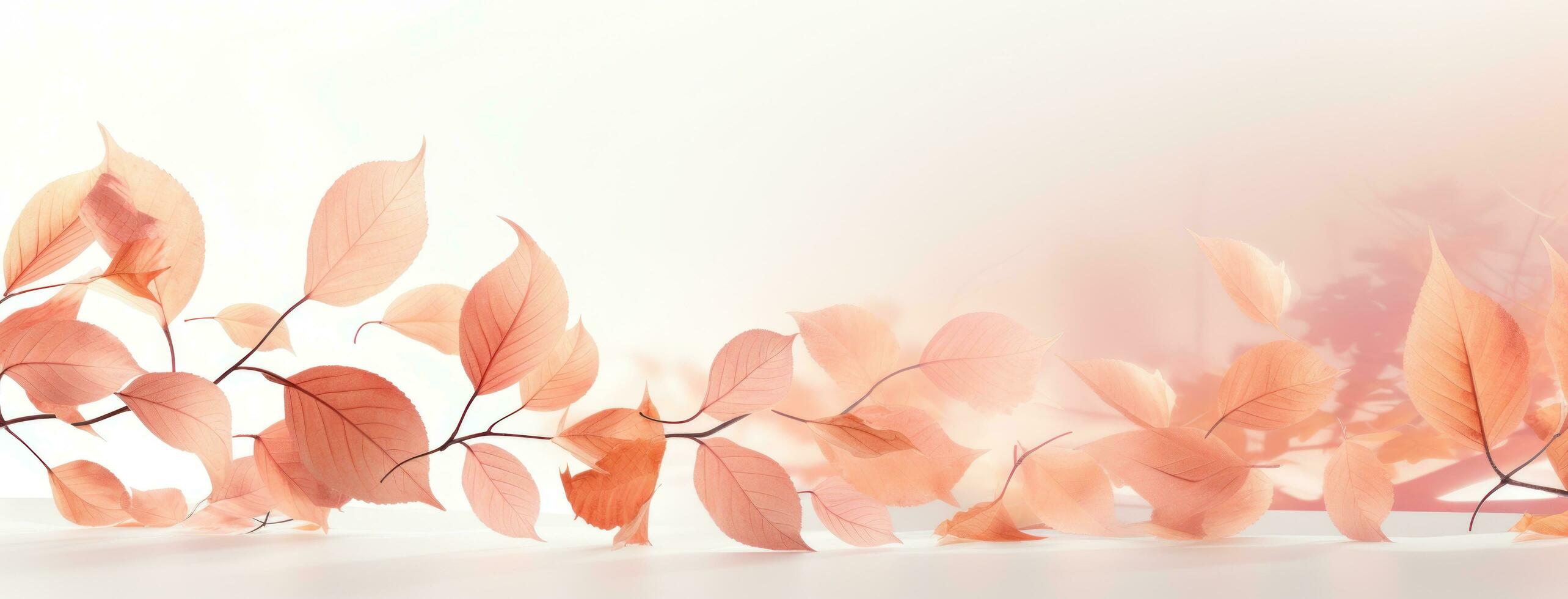 Autumn leaves background photo