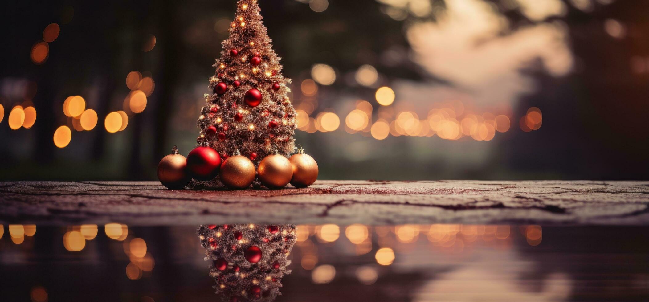 Elegant Christmas background photo