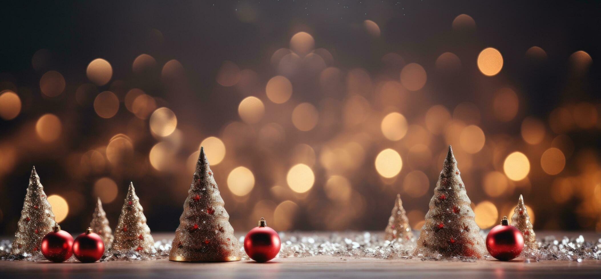 Christmas lights background photo