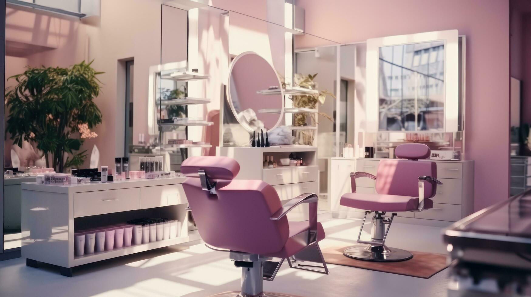 Beauty salon interior photo