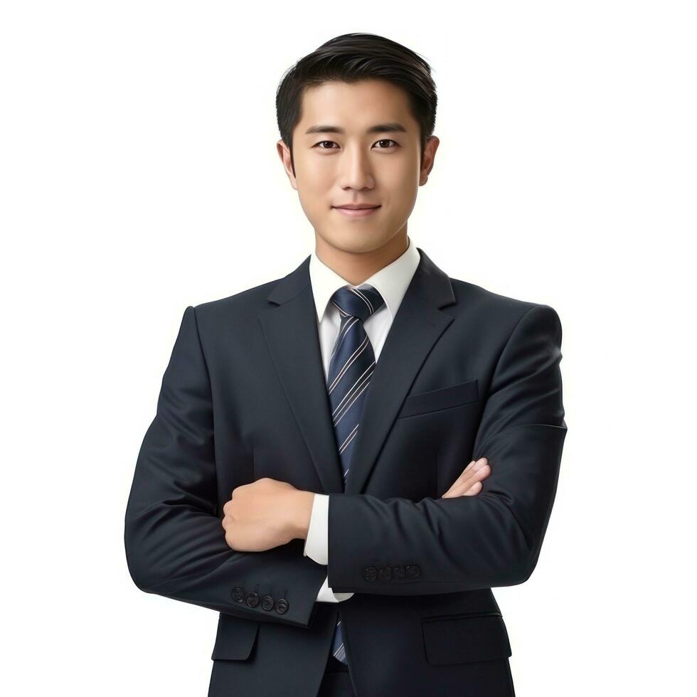 Asian businessman isolated photo