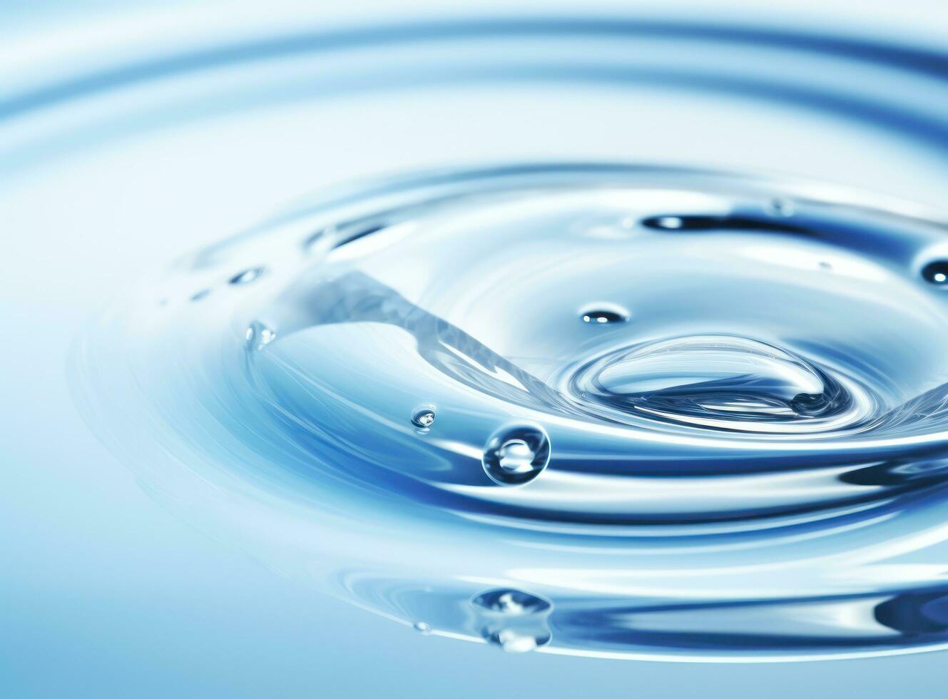 Blue background with waterdrops photo