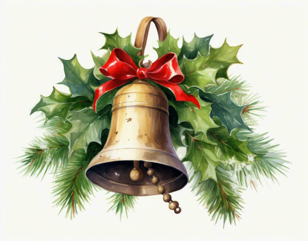 10+ Thousand Christmas Bell Watercolor Royalty-Free Images, Stock Photos &  Pictures
