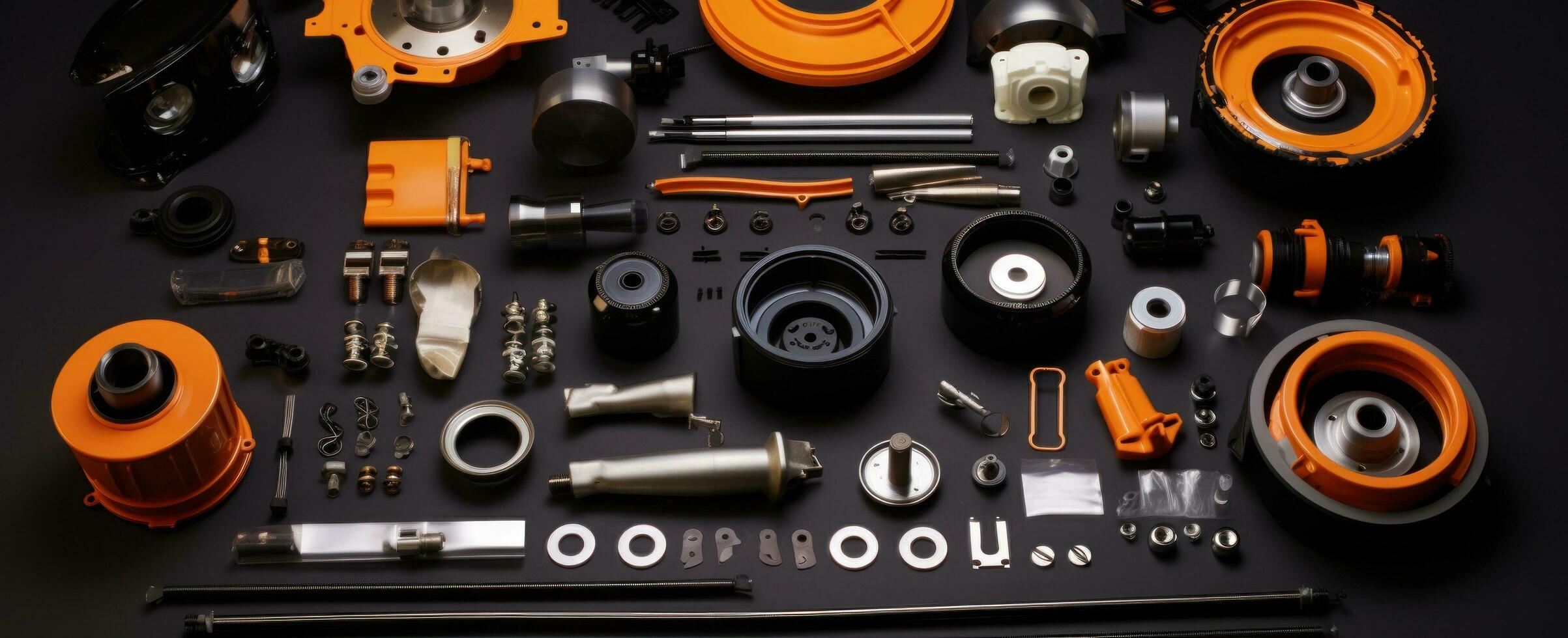 An image of all the different parts that are used in cars photo