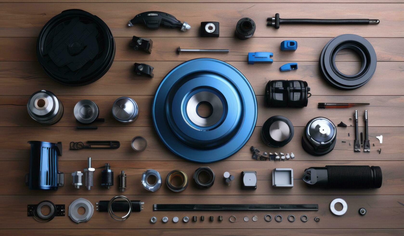 An image of all the different parts that are used in cars photo