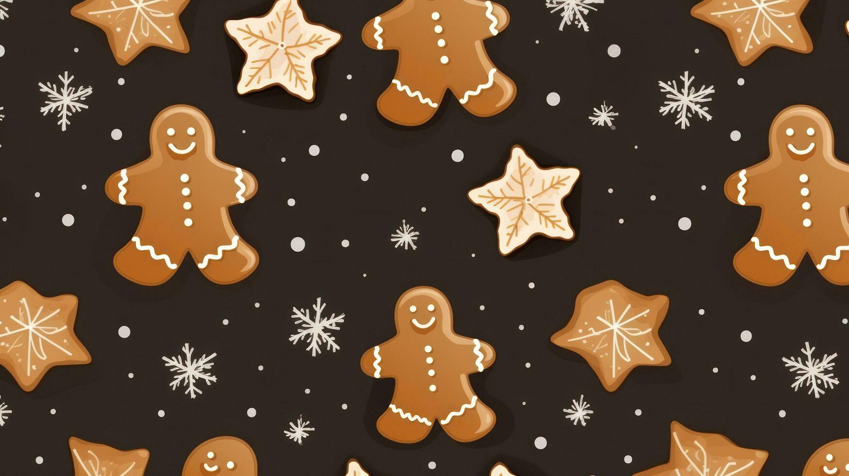 Christmas gingerbread background photo