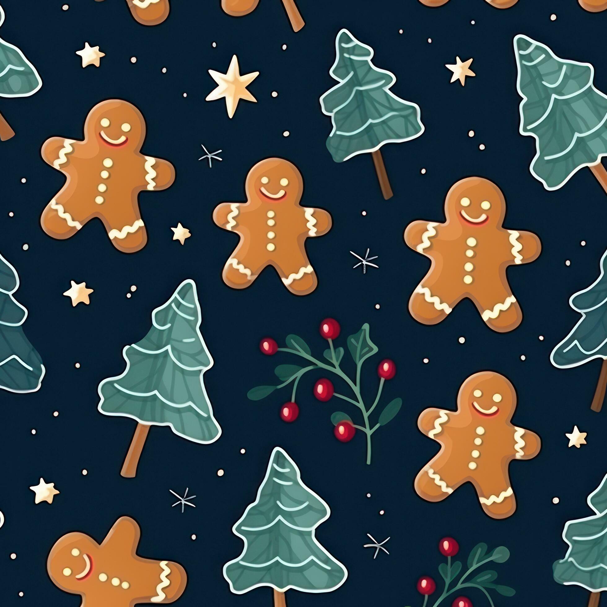 Christmas gingerbread background 29563284 Stock Photo at Vecteezy