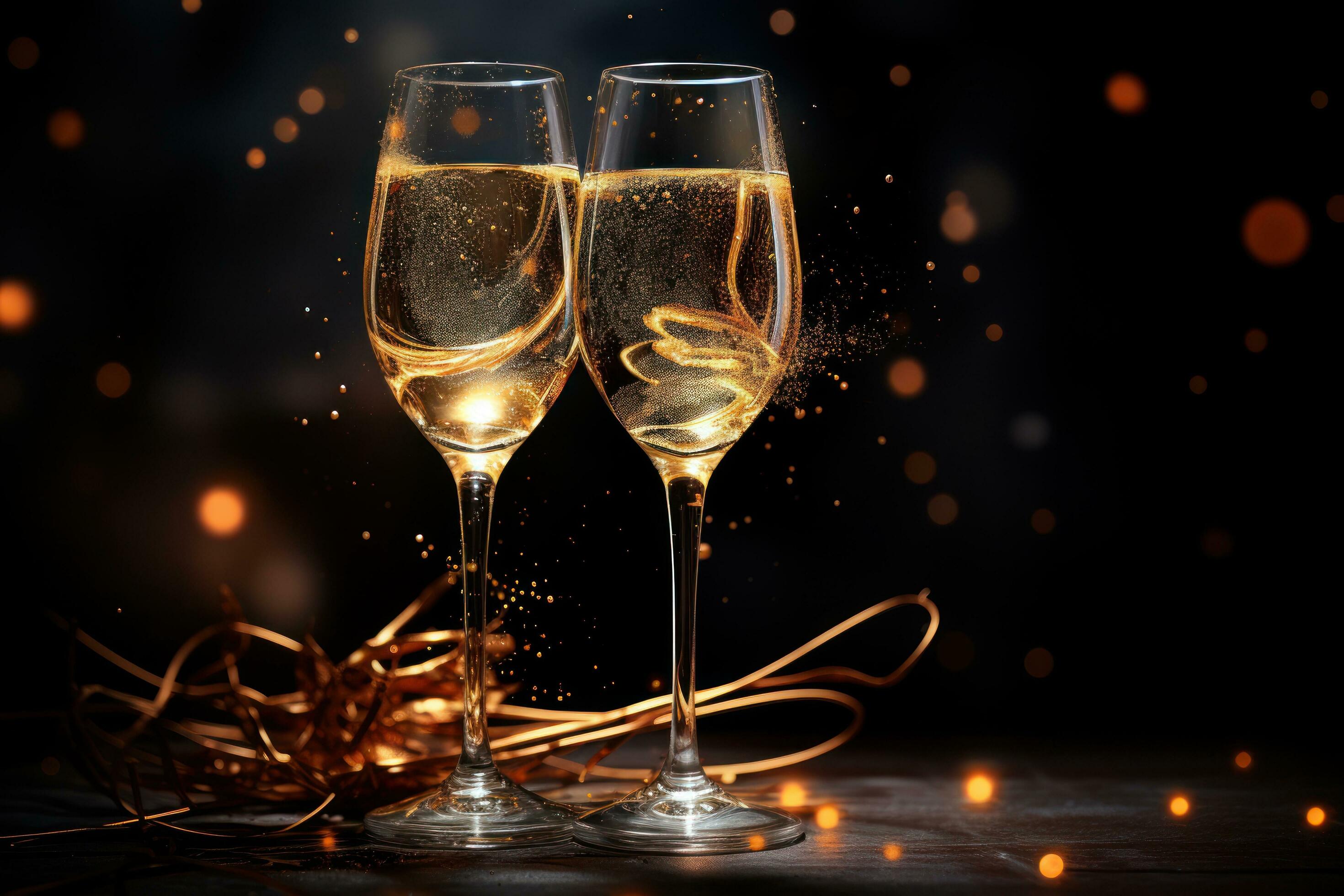 Holiday background with champagne glasses 29563660 Stock Photo at Vecteezy