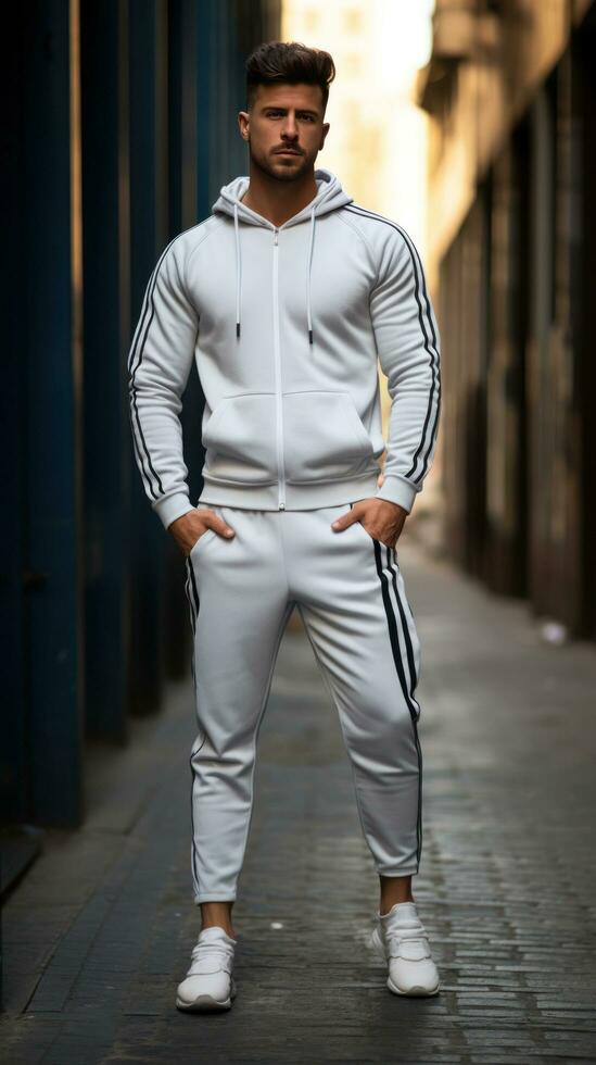 Man in sporty wear photo