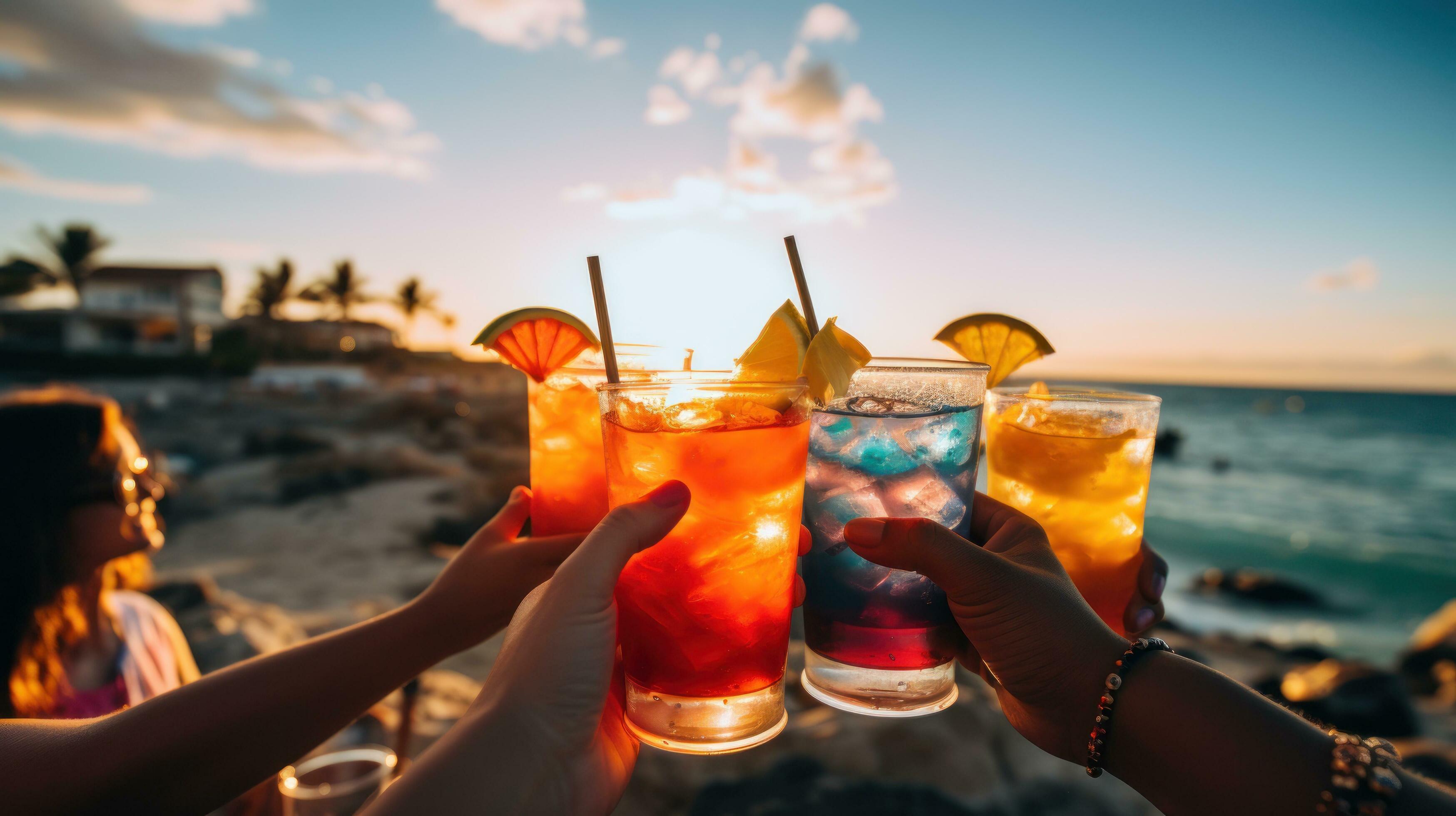 Friends Cheering With Cocktails On The Beach 29564913 Stock Photo At friends-cheering-with-cocktails-on-the-beach-29564913-stock-photo-at