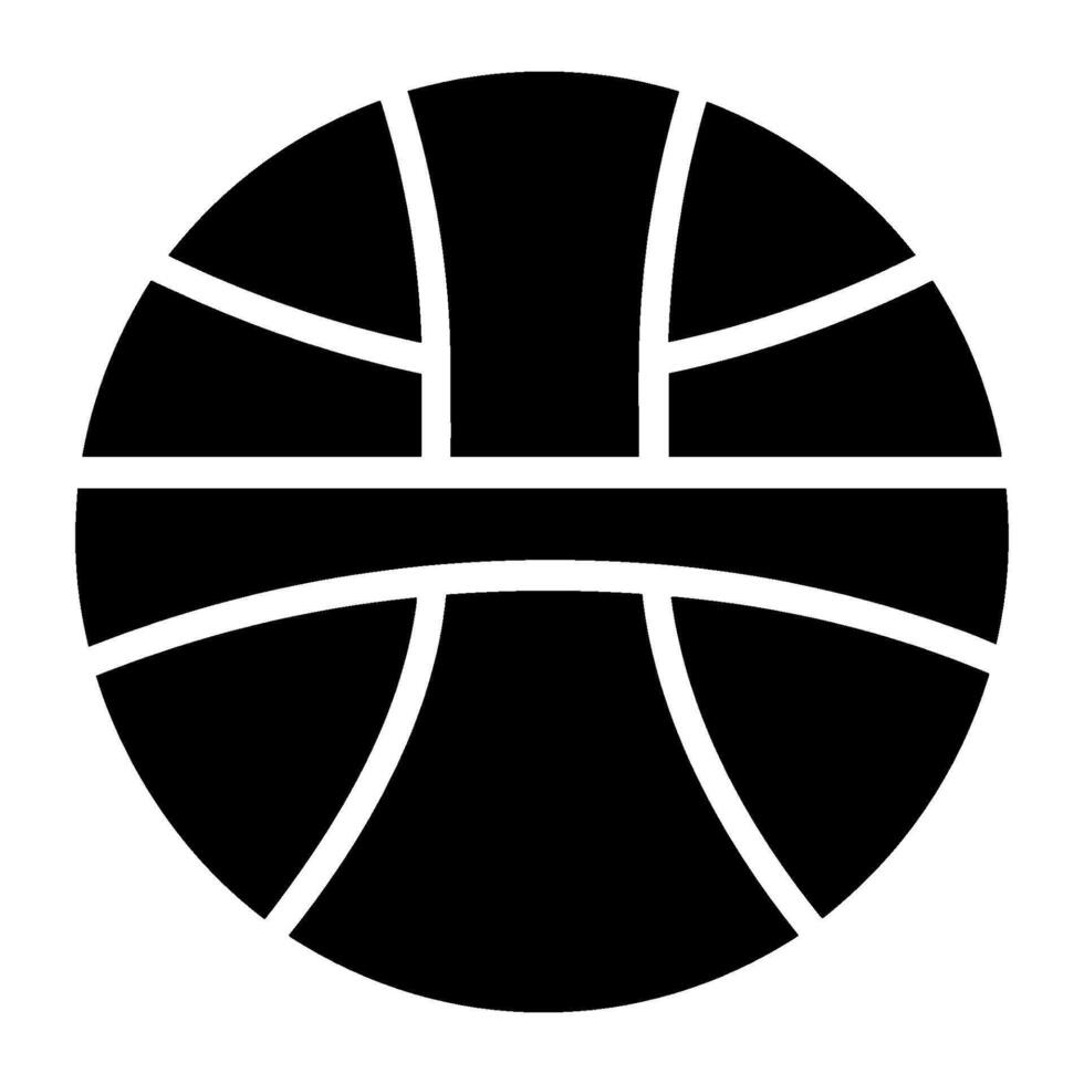 Basketball Vector Silhouette, Black Silhouette of Basketball