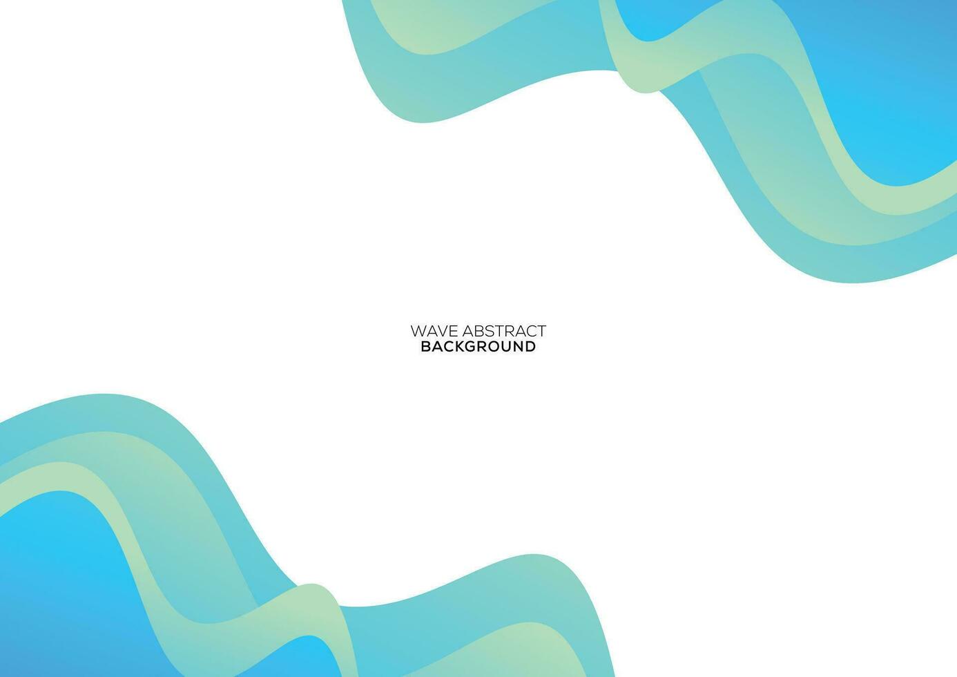 wave abstract template background design vector