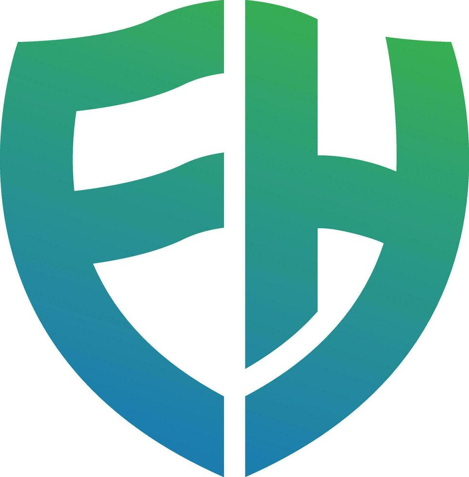 FH app iconic logo design vector