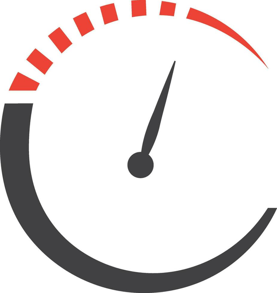 C velocidad logo diseño vector