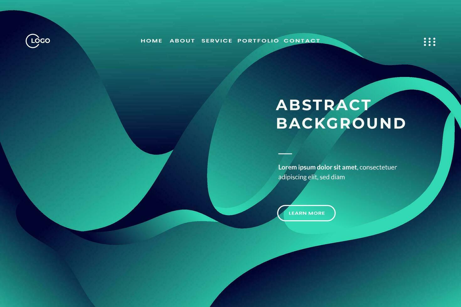 Green Abstract Background is perfect looking for a background for a website or just a single image, a green background can provide the perfect solution. vector