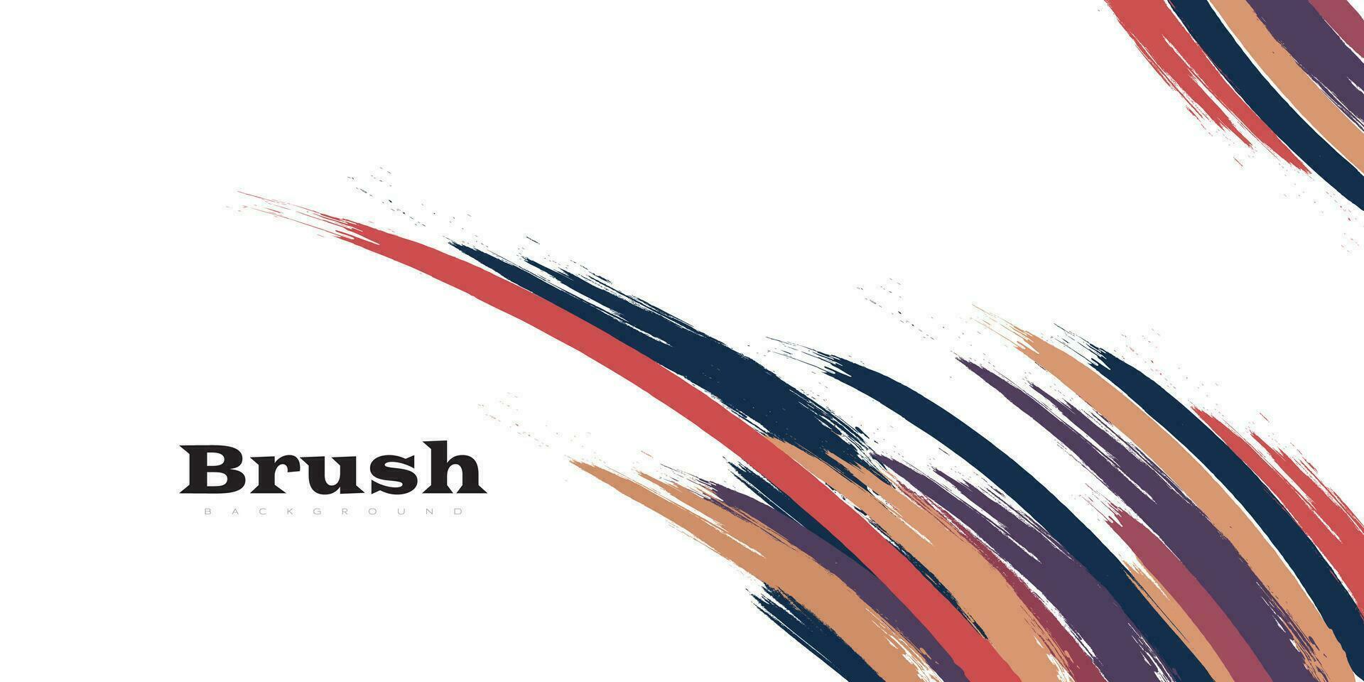 Abstract and Dynamic Brush Background. Brush Stroke Illustration for Banner, Poster or Sports Background. Scratches and Texture Elements For Design vector