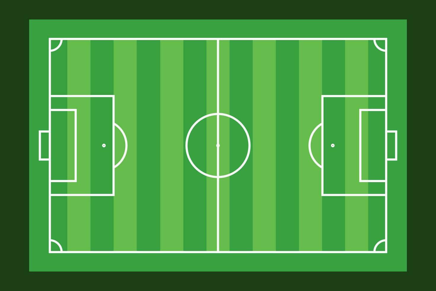 soccer field, stadium, field of play vector