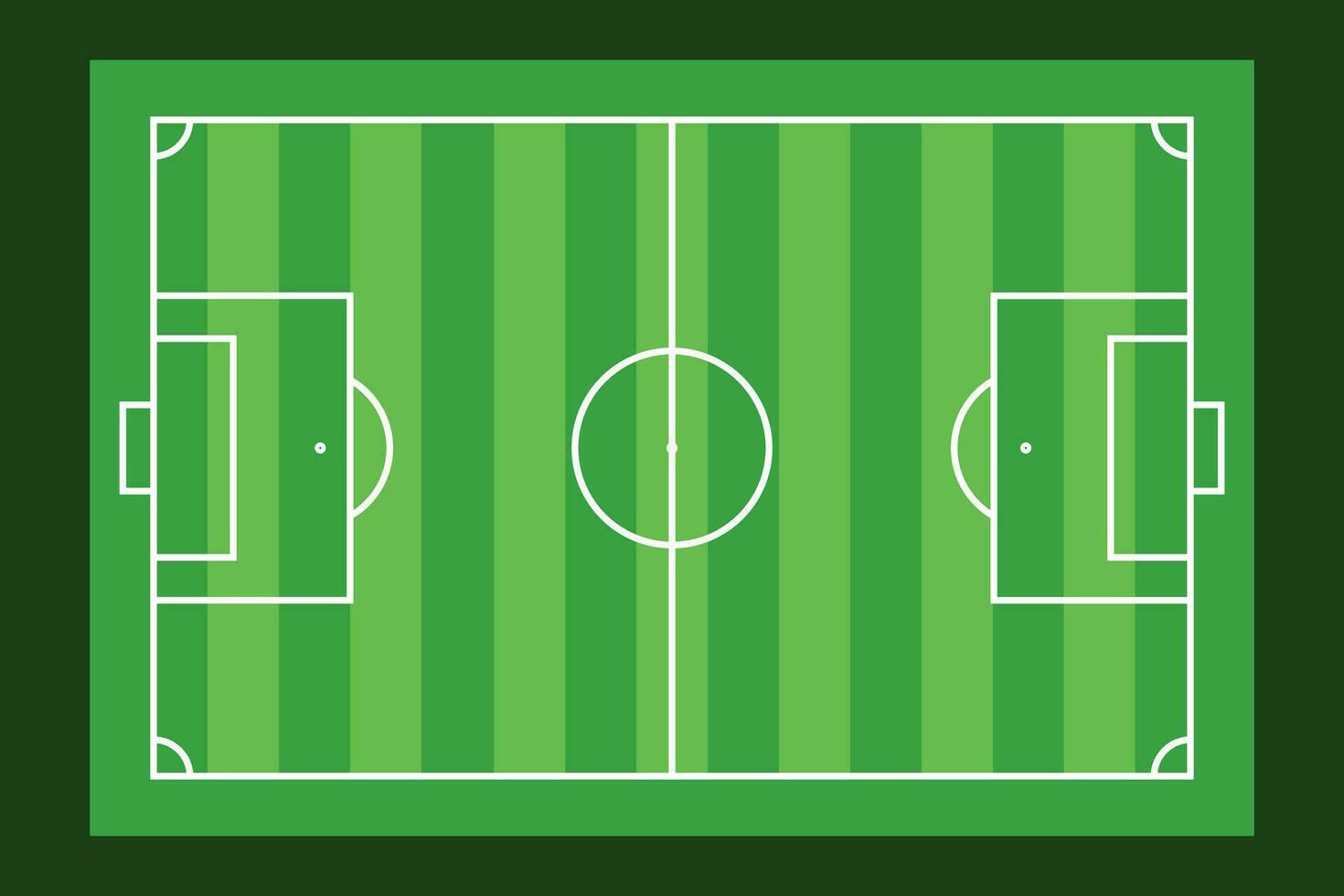 soccer field, stadium, field of play vector