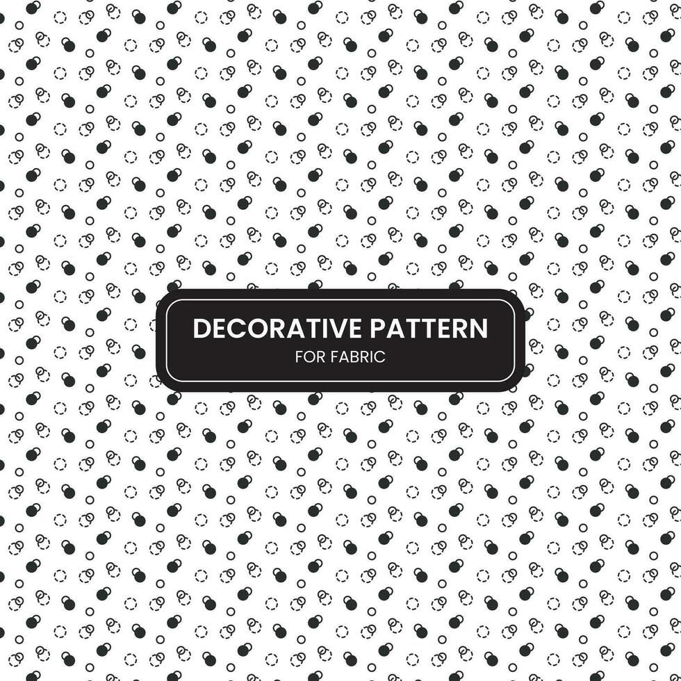 Decorative modern style fabric pattern pro vector