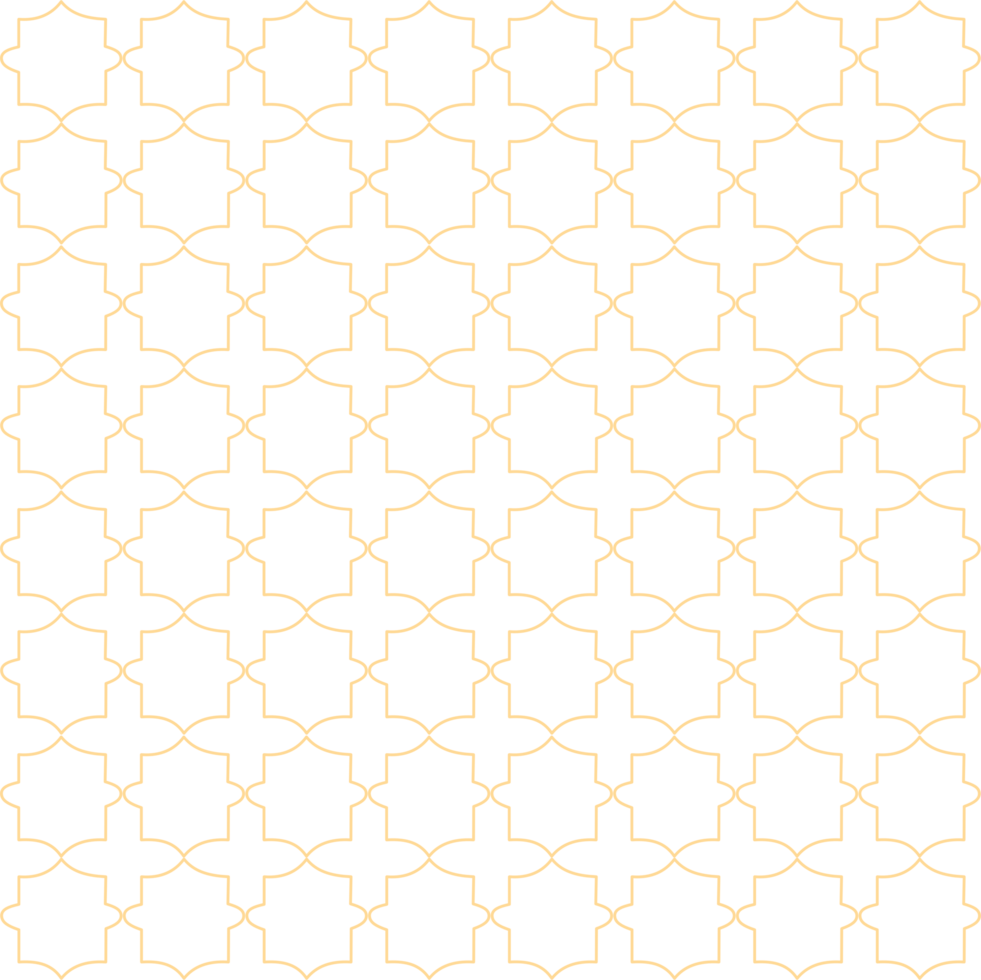 Golden Islamic pattern png