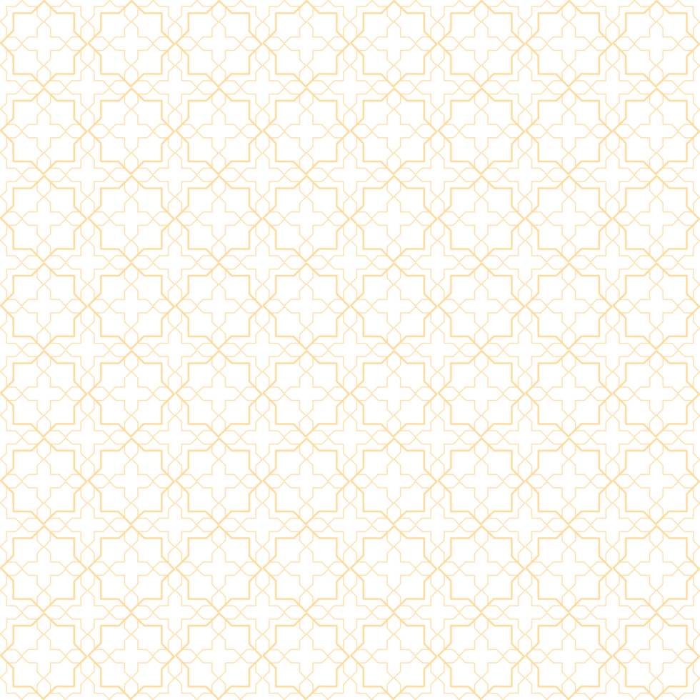 Golden Islamic pattern png