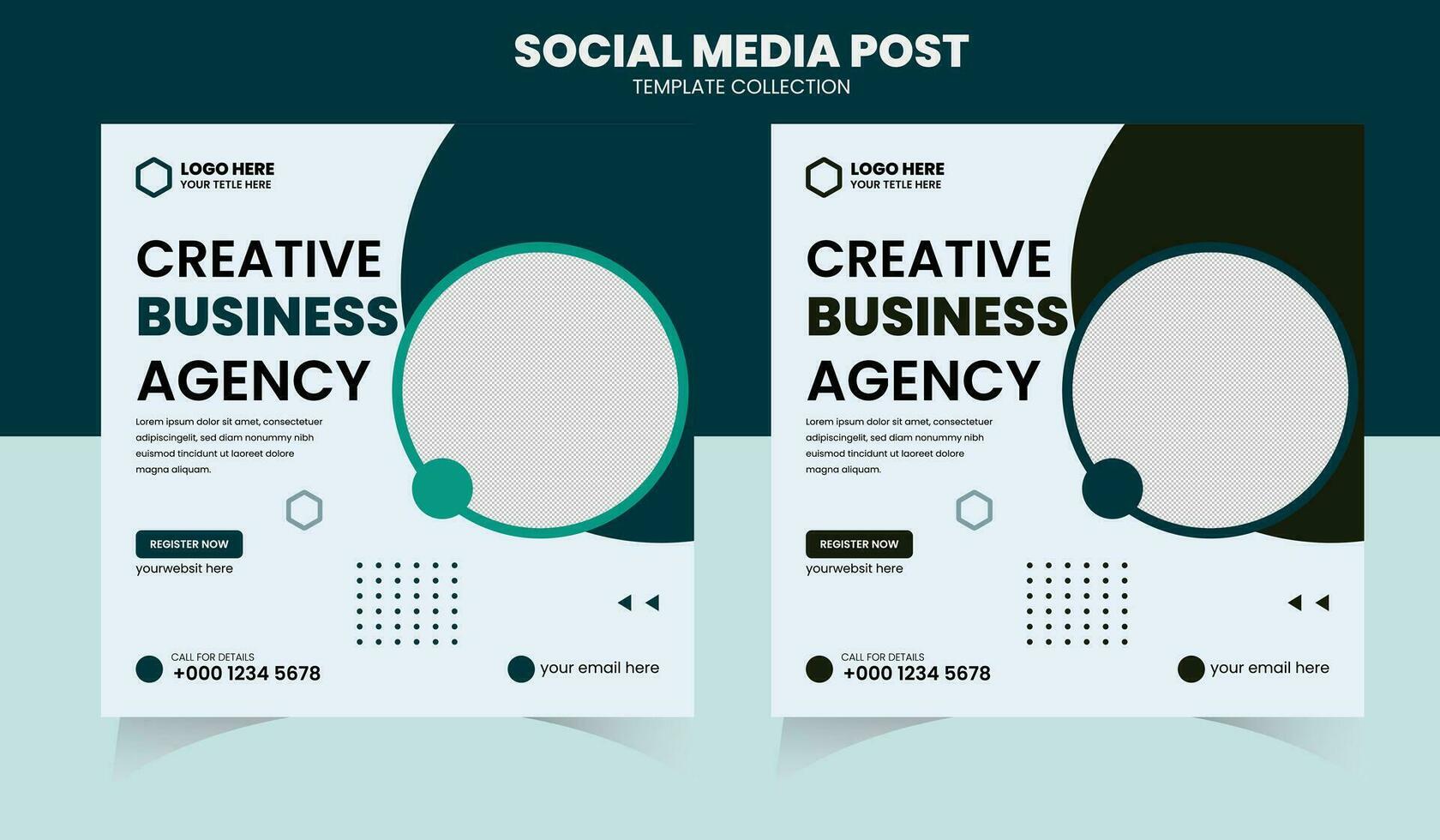 Creative Marketing Social Media Post Template 29566182 Vector Art at Creative Marketing Social Media Post Template 29566182 Vector Art at