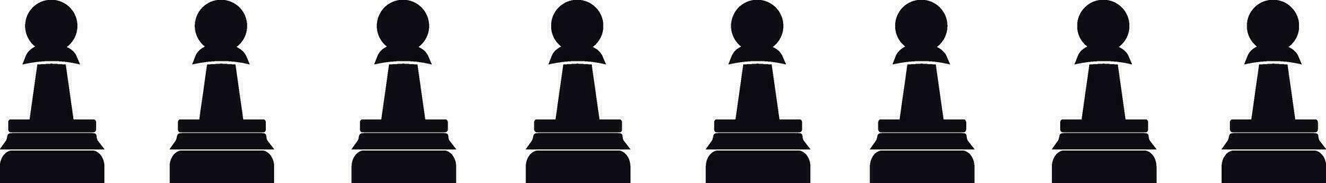 Chess icon set vector illustrations