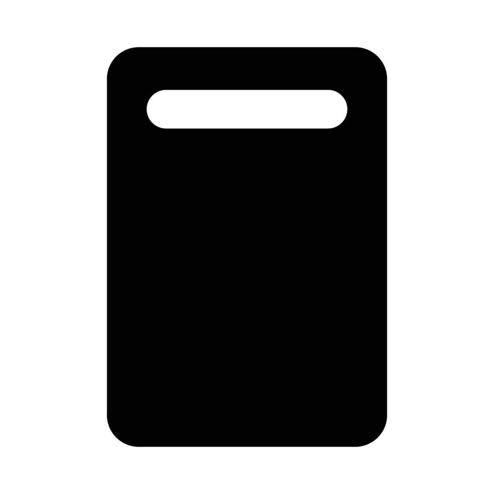 Cutting Board Vector Glyph Icon For Personal And Commercial Use.