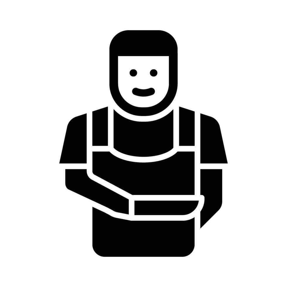 Butcher Vector Glyph Icon For Personal And Commercial Use.