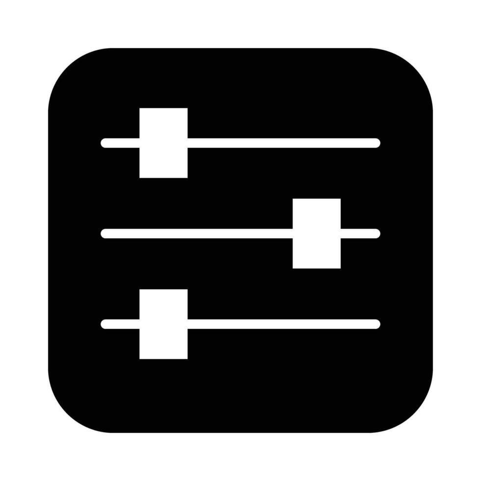 Adjust Vector Glyph Icon For Personal And Commercial Use.