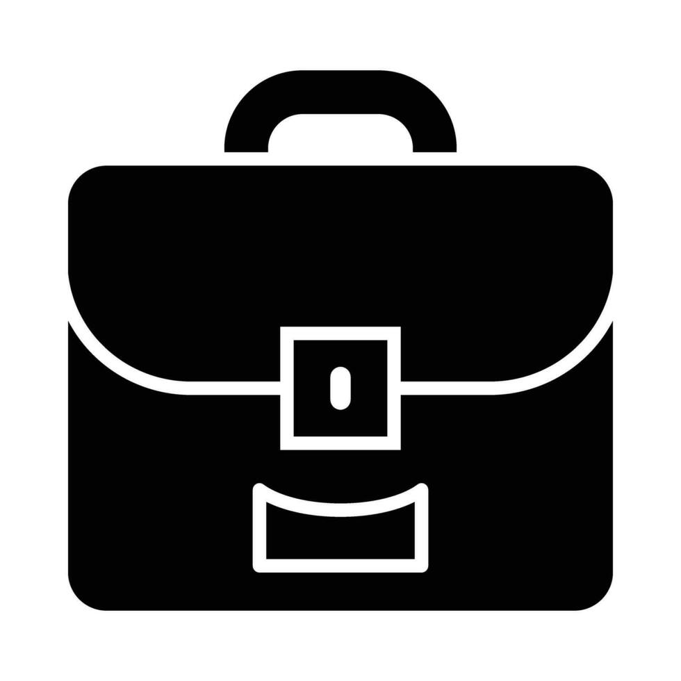 Briefcase Vector Glyph Icon For Personal And Commercial Use.