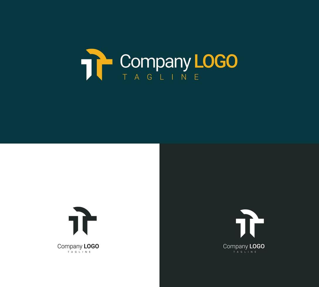 F y r letra logo concepto con monograma geométrico estilo. logo construido desde abierto puerta. describiendo el hotel de la industria Bienvenido y facilitar de recepción invitados vector