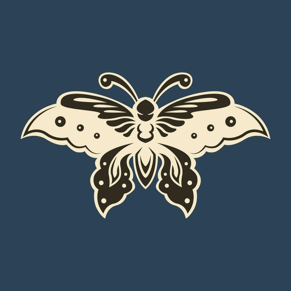 Javanese butterfly icon vector image illustration