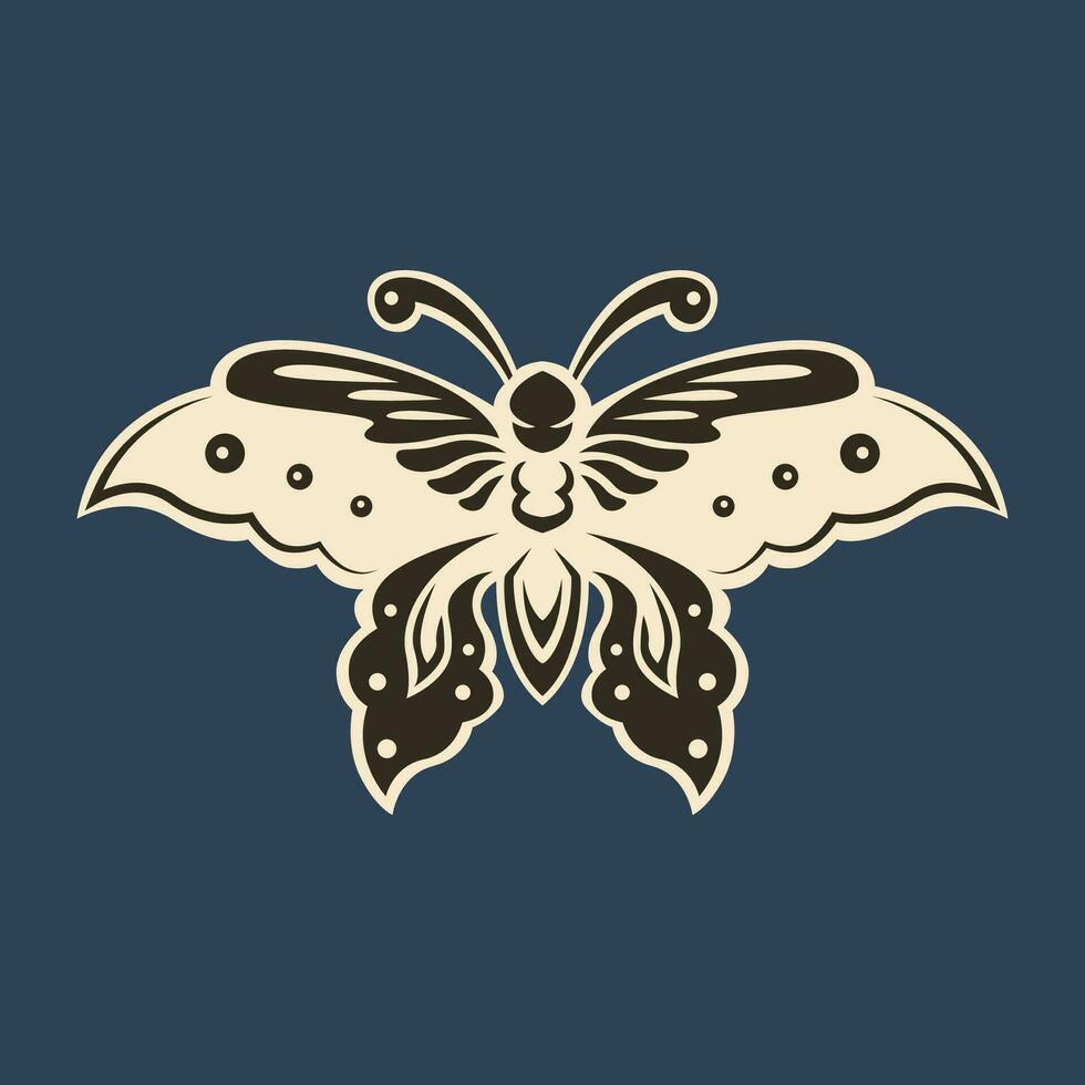 Javanese butterfly icon vector image illustration