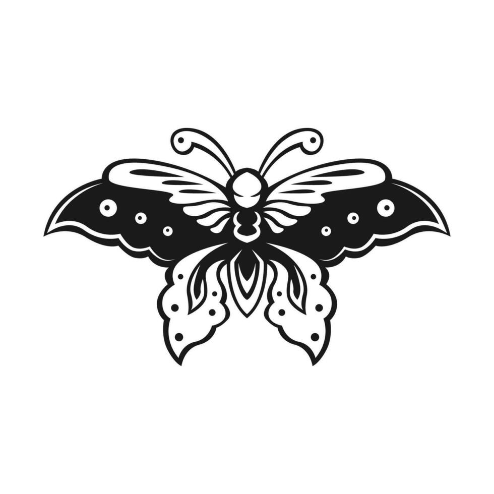 javanés mariposa icono vector imagen ilustración