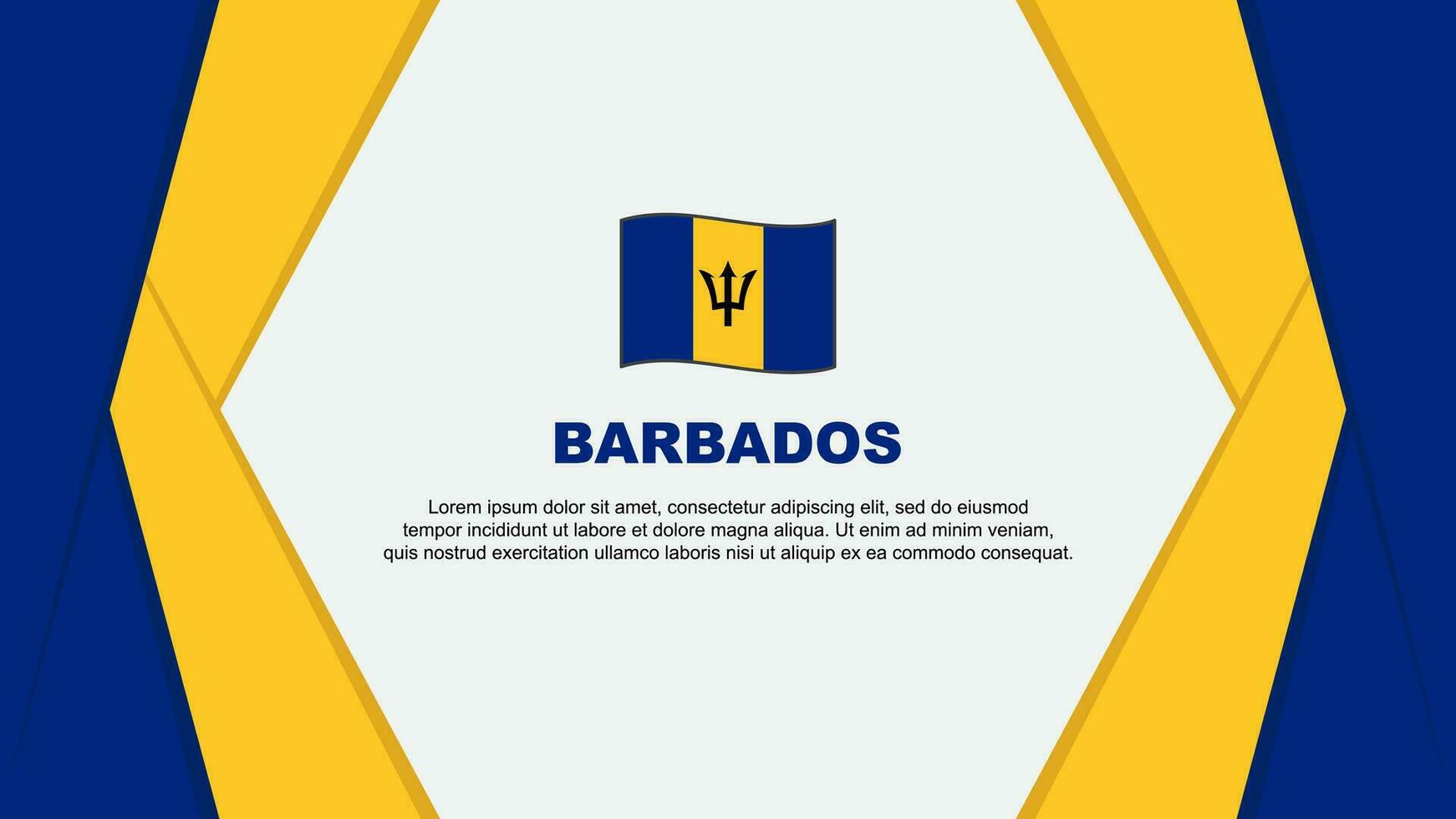 barbados bandera resumen antecedentes diseño modelo. barbados independencia día bandera dibujos animados vector ilustración. barbados antecedentes