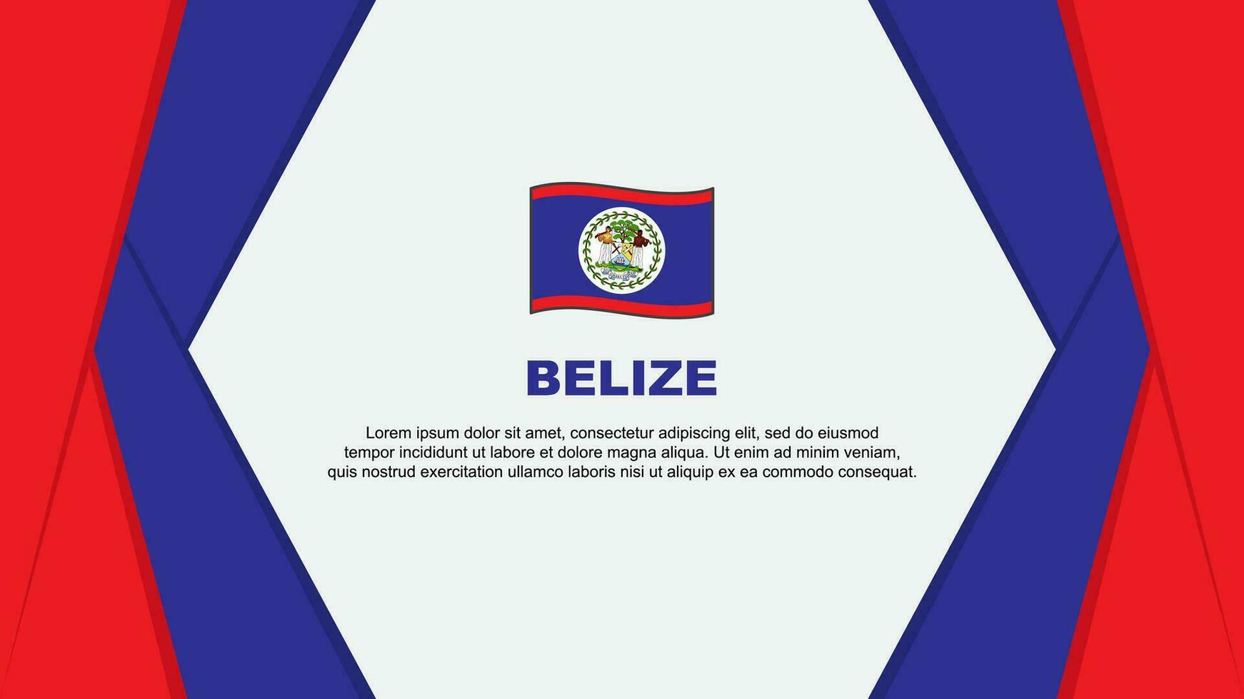 belice bandera resumen antecedentes diseño modelo. belice independencia día bandera dibujos animados vector ilustración. belice antecedentes