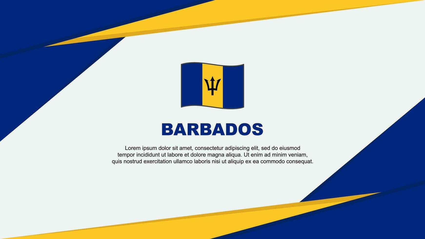 barbados bandera resumen antecedentes diseño modelo. barbados independencia día bandera dibujos animados vector ilustración. barbados