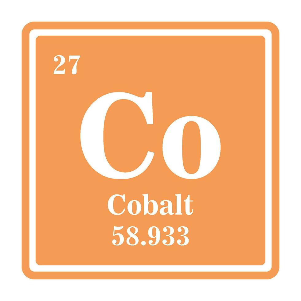 cobalt icon vector