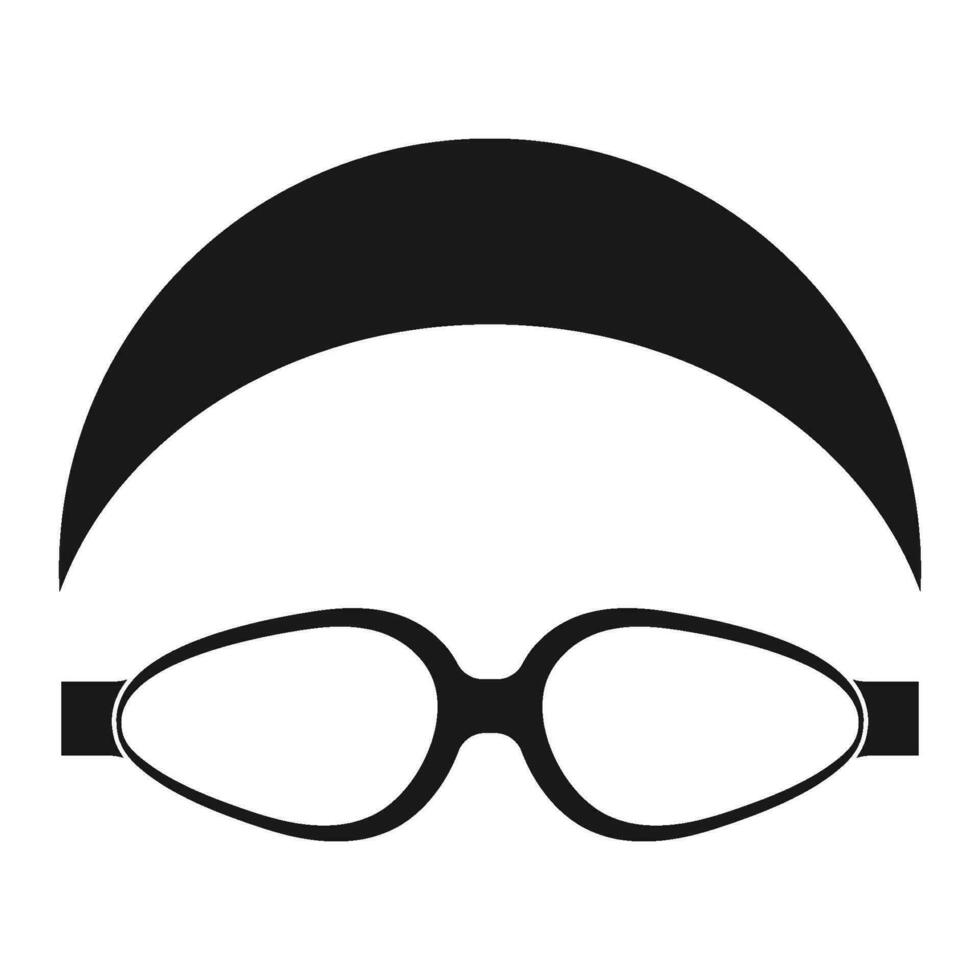 Swimming Goggles icon vector