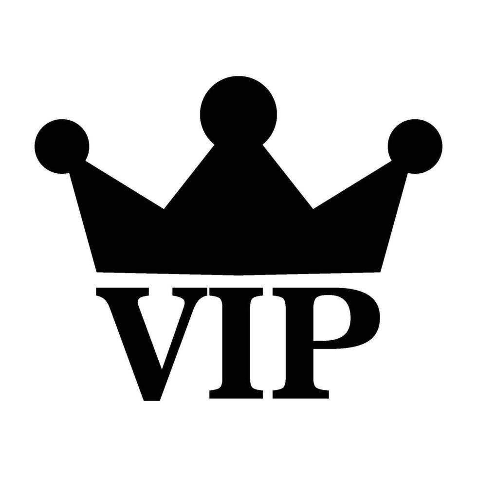 VIP icono vector