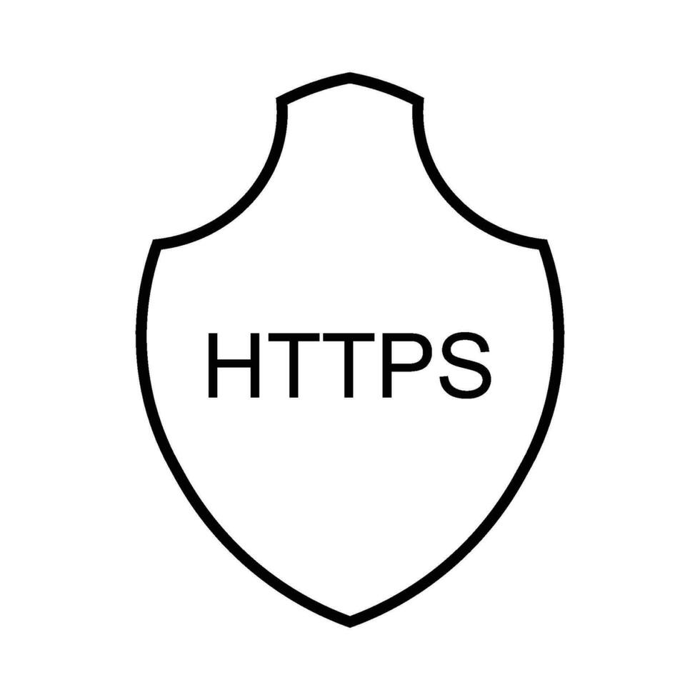 Https Protocol - Browsing Trends and Connection Security vector ...
