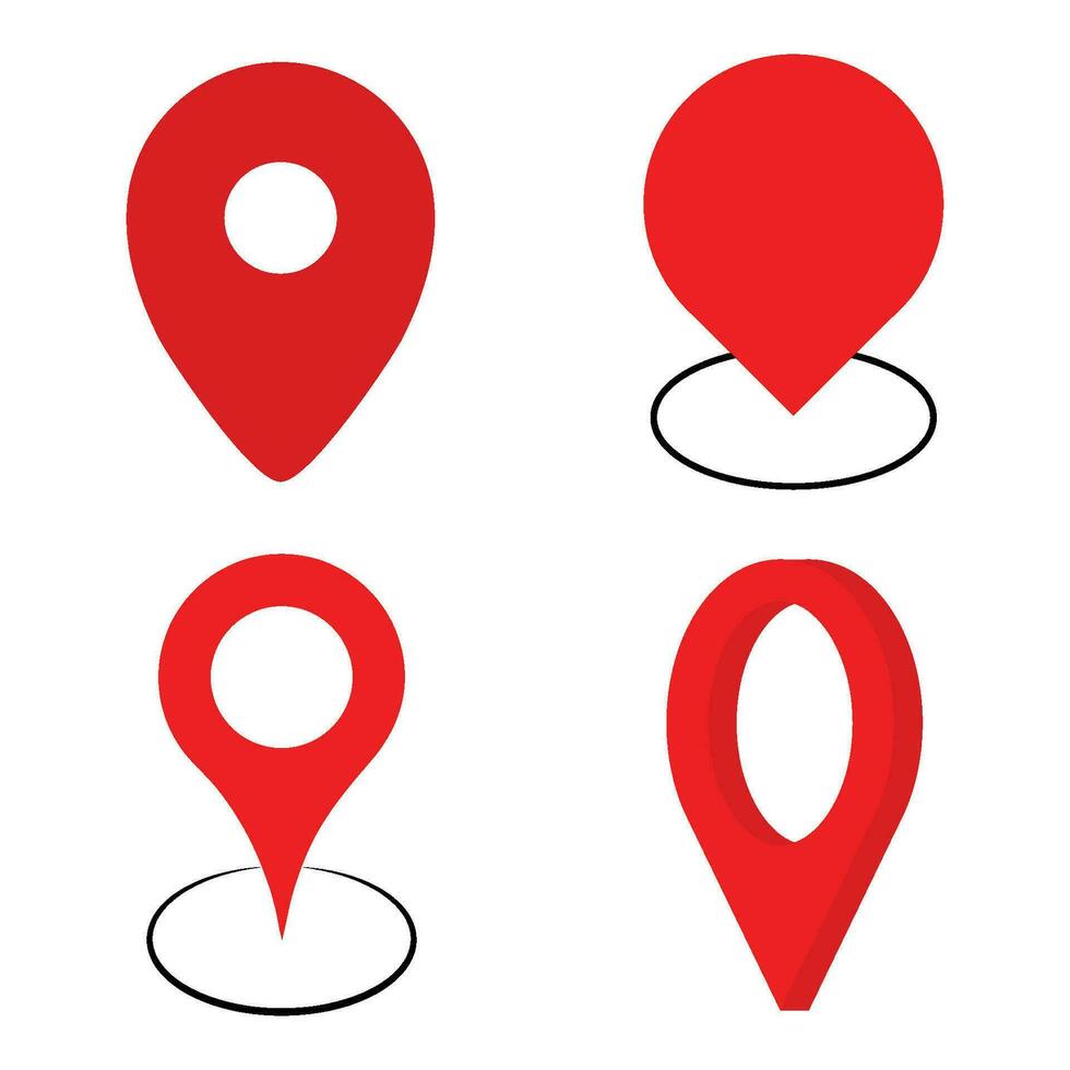 Map Marker icon vector