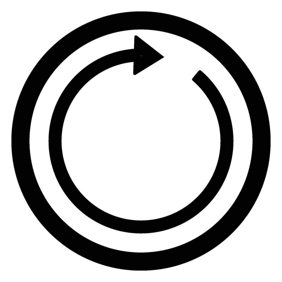 reset icon vector