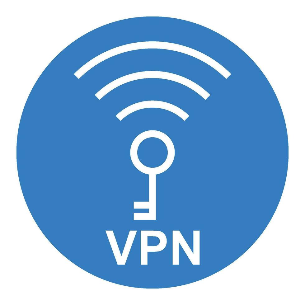 VPN or Virtual Private Network icon vector